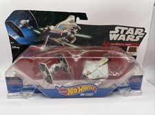 Hot Wheels Star Wars Starships 1st order Tie Fighter -vs- Millenium Falcon New !