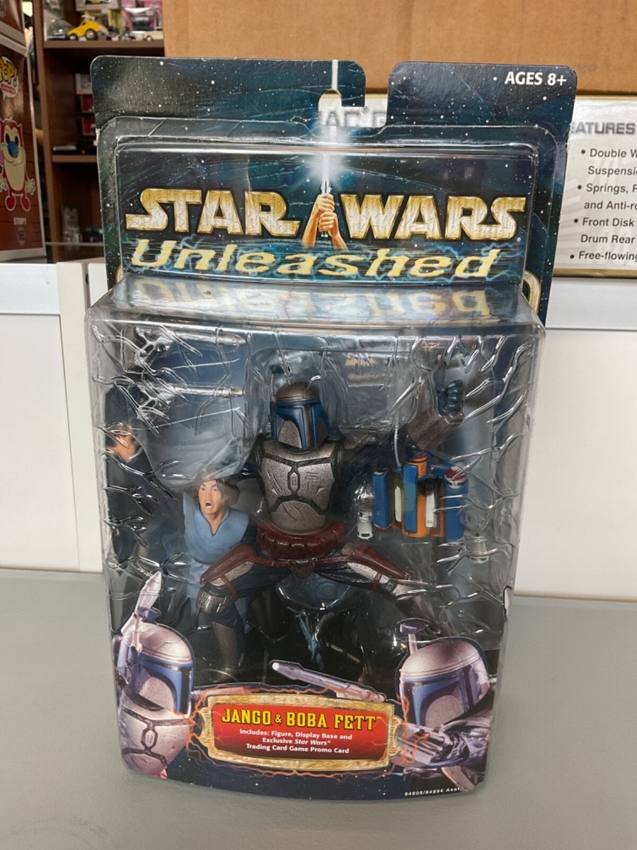 STAR WARS UNLEASHED JANGO & BOBA FETT SCULPTURE ACTION FIGURE | eBay