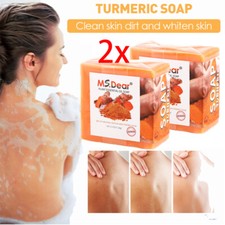 Tumeric Soap Skin Whitening Dark Spots lightening Acne Brightening Turmeric Soap