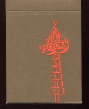 Dan And Dave Ace Fultons Casino Tobacco Brown Playing Cards Deck-New Sealed