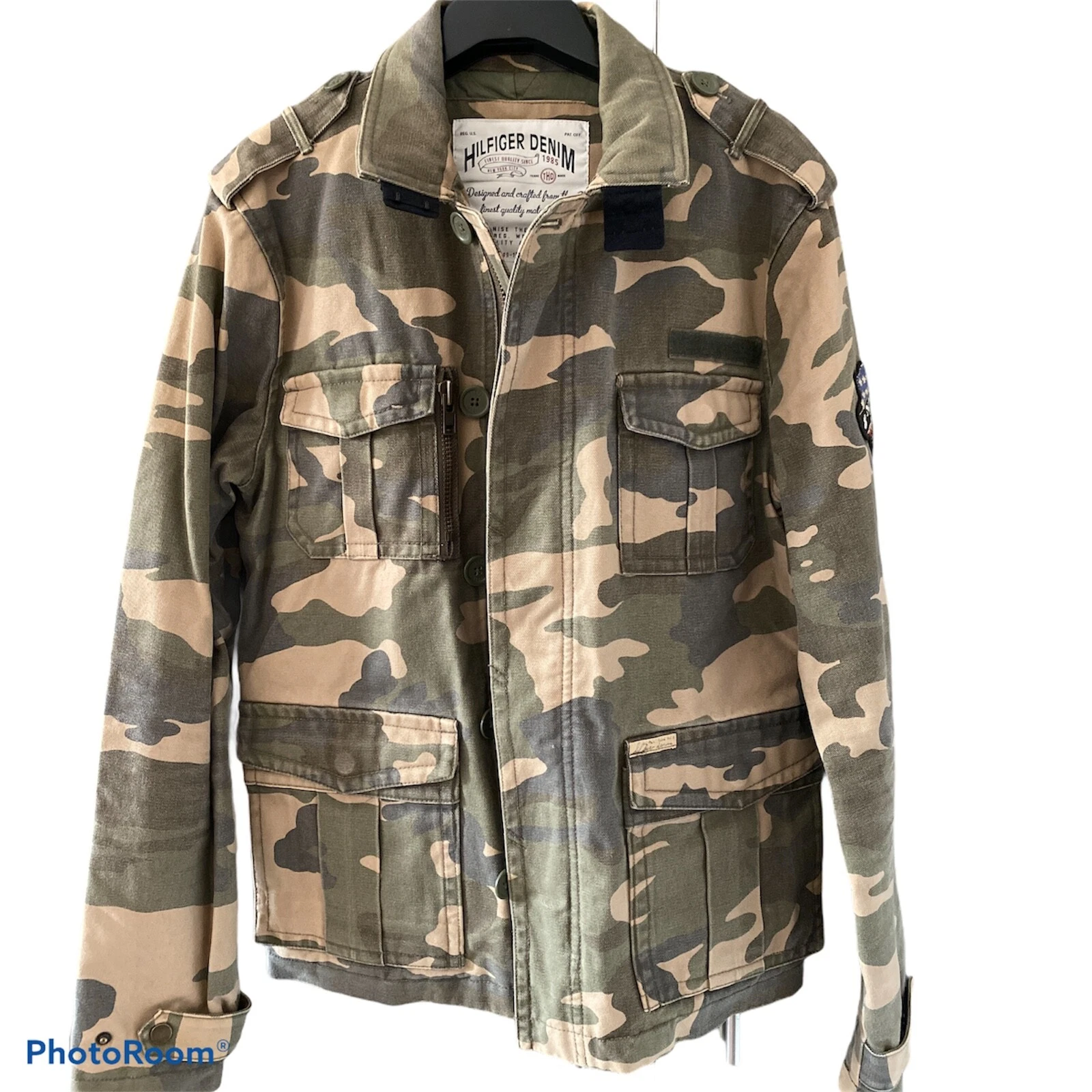 HILFINGER DENIM MILITARY JACKET