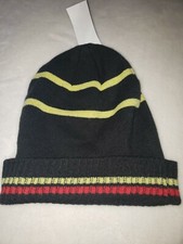 Winter Hat Black Yellow Red TT 