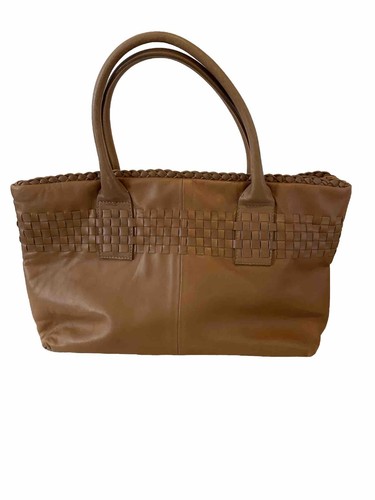 Gebrauchte italienische gewebte Falor Tasche Caramel - Bild 1 von 11