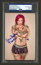 Anna Bell Peaks Signed Photo (PSA) Sexy Model Hot Adult Film Star Actress