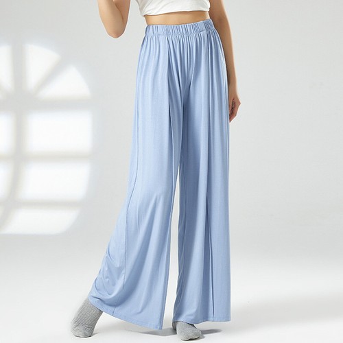 Women's Dance Pants Classical Dance Practice Pants Modern Dance Wide Leg Pants - Picture 30 of 47