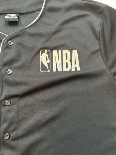 Authentic NBA Brand NBA Logo Black Baseball Trikot #46 Herren Button XXL - Bild 3 von 18