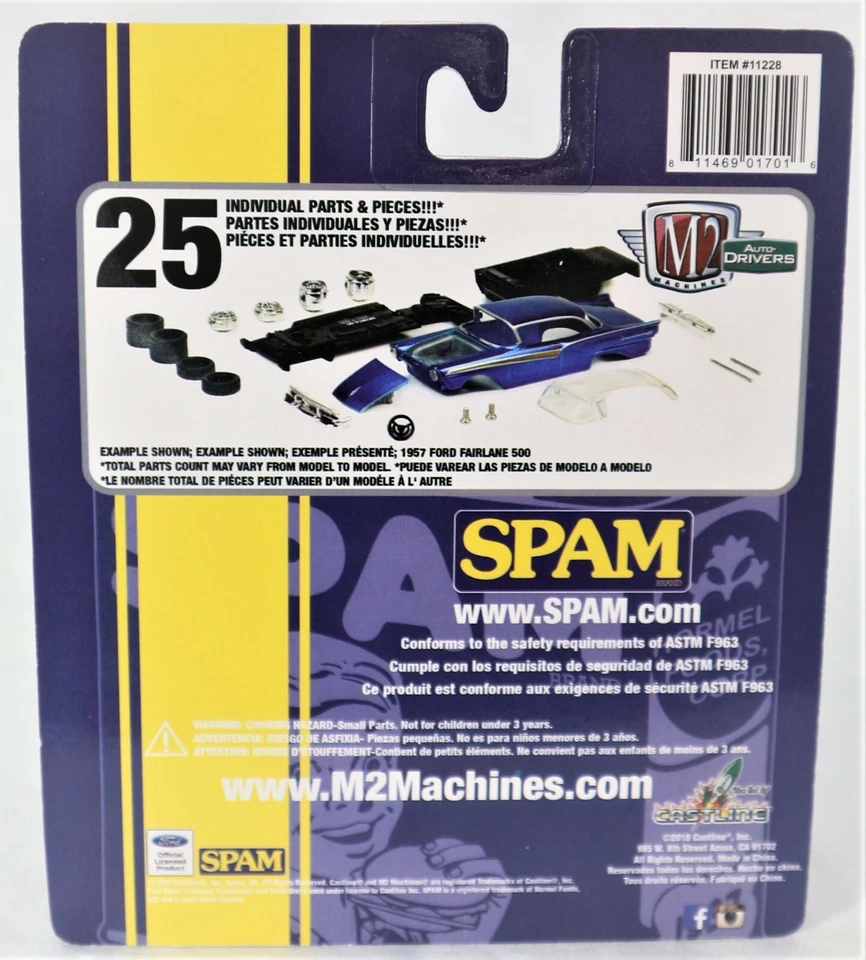 1956 FORD F-100 TRUCK DIE-CAST 1:64 SCALE MODEL CAR SPAM - Image 4 of 4