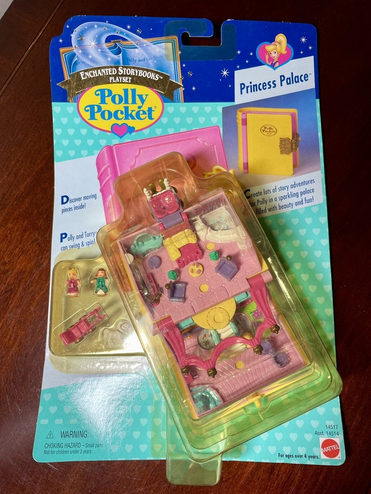 Polly Pocket Princess Palace~Enchanted Storybooks Playset~1996~See Description