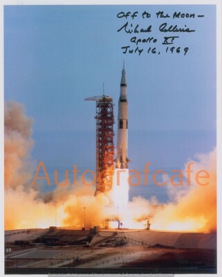 Michael Collins Apollo 11 Preprinted Autogramm 8 X10 Foto