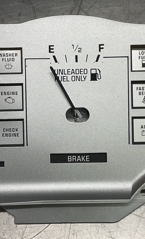 88-89 Mercury Grand Marquis Silver Fuel Gauge Indicator Light OEM E8FM-9306 Foto 4 de 4