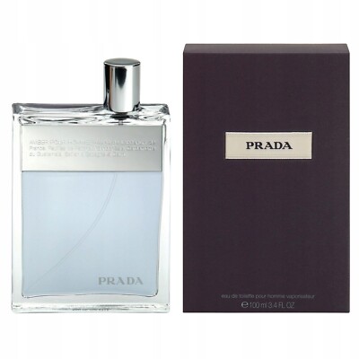    Prada Amber Pour Homme 100 ml  Eau de Toilette Spray Neu OVP in Folie   