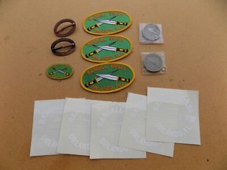 Randall Knives Pins Patches Stickers and 50th Anniversary Coins