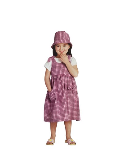 Smiffys World War II Evacuee Girl Costume - Dress, Hat & Bag Set For Kids Ages 10-12 (Size Large, Blue) - View #11