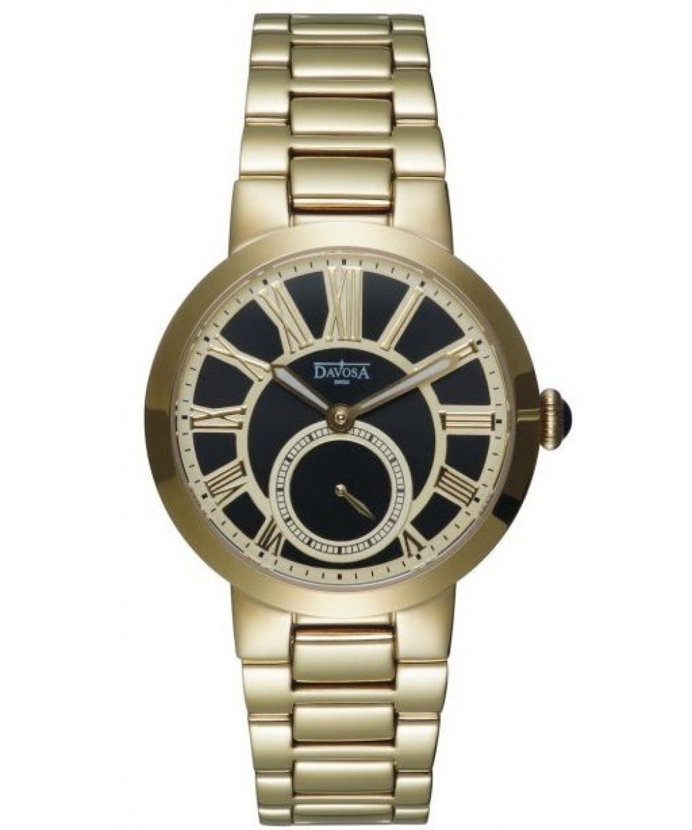 Davosa Swiss Women’s Watch Gold Dreamline II Quartz Swiss-Made Black Silver Golden Ladies  main image 2