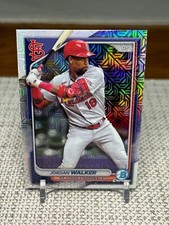 2024 Bowman Chrome Mega #29 Jordan Walker (Mojo Refractor) St. Louis Cardinals