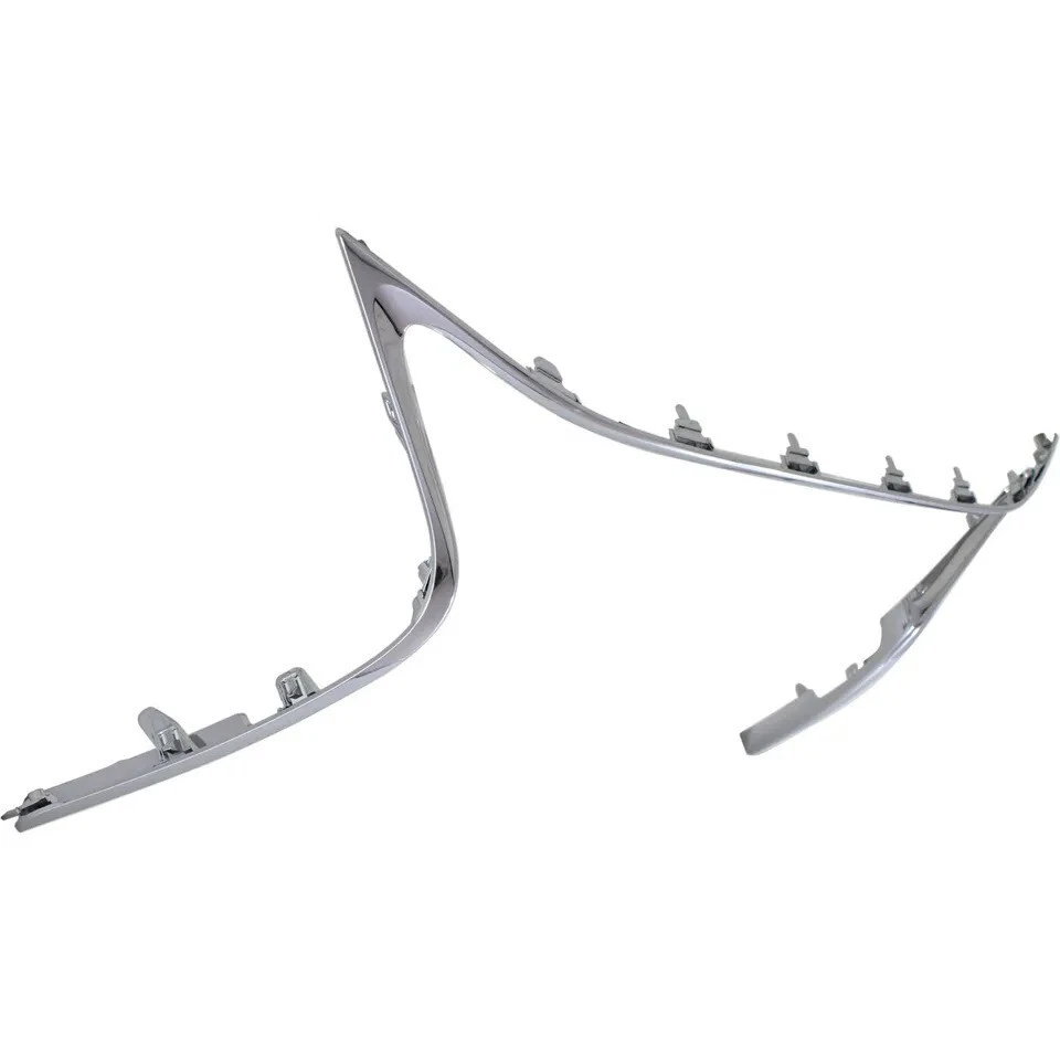 Fits 2013-2015 Lexus ES300h / ES350 Front Grille Chrome Molding Trim LX1210108 - Image 4 of 4
