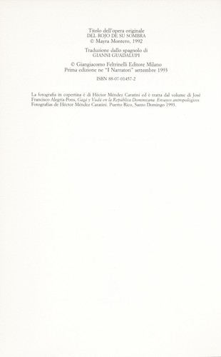 Mayra Montero - DA HAITI VENNE IL SANGUE. I Narratori Feltrinelli - Foto 2 di 3