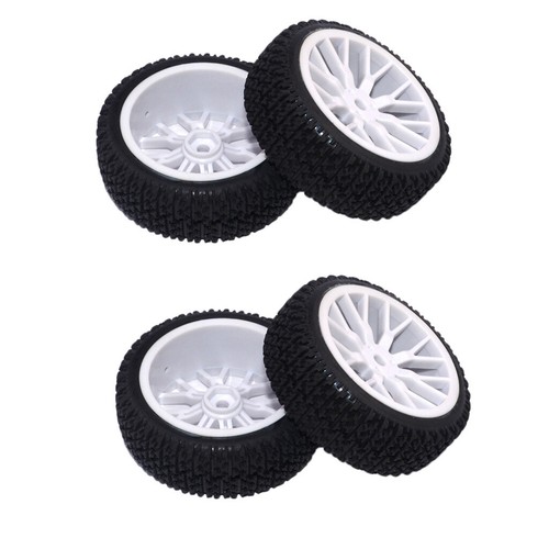 4 Stück 1/16 Reifen Ersatzreifen Gummireifen für HPI HSP Hobao ZD Racing Auto - Bild 7 von 11