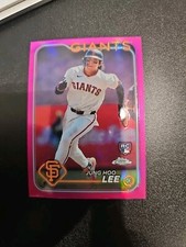 2024 Topps Chrome Jung Hoo Lee Rookie Pink Refractor SP #201 San Francisco Giant