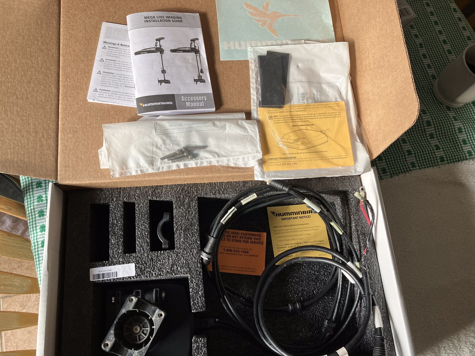 Used Humminbird Mega Live transducer eBay