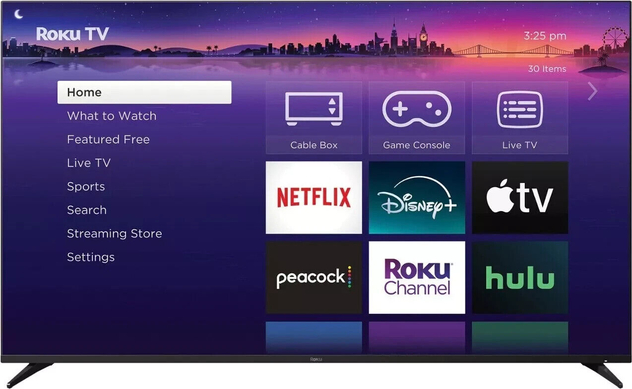 Roku 65 Class Pro серии Mini-LED QLED 4K Smart RokuTV