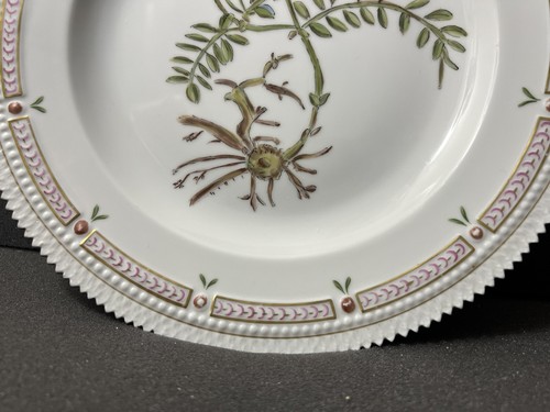 Rare Royal Copenhagen Flora Danica Plate 10.12” or 25.7cm Dated 1954 - Picture 5 of 9