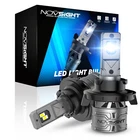 NOVSIGHT 2PCS H13 LED Headlight Bulbs Kit High Low Beam 6500K White Super Bright