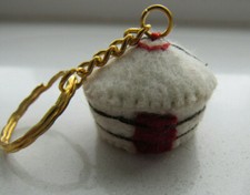 Portachiavi tradizionale mongolo in feltro - yurta mongola