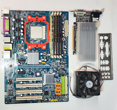 Gigabyte GA-M55plus-S3G + Athlon 64 X2 4400+ CPU, GT610 GPU, 6GB RAM