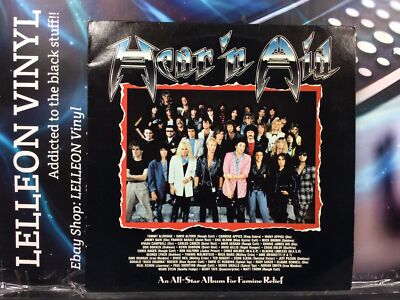 Hear  N Aid Compilation Charity LP Album Vinyl Record 826044 Rock 80's