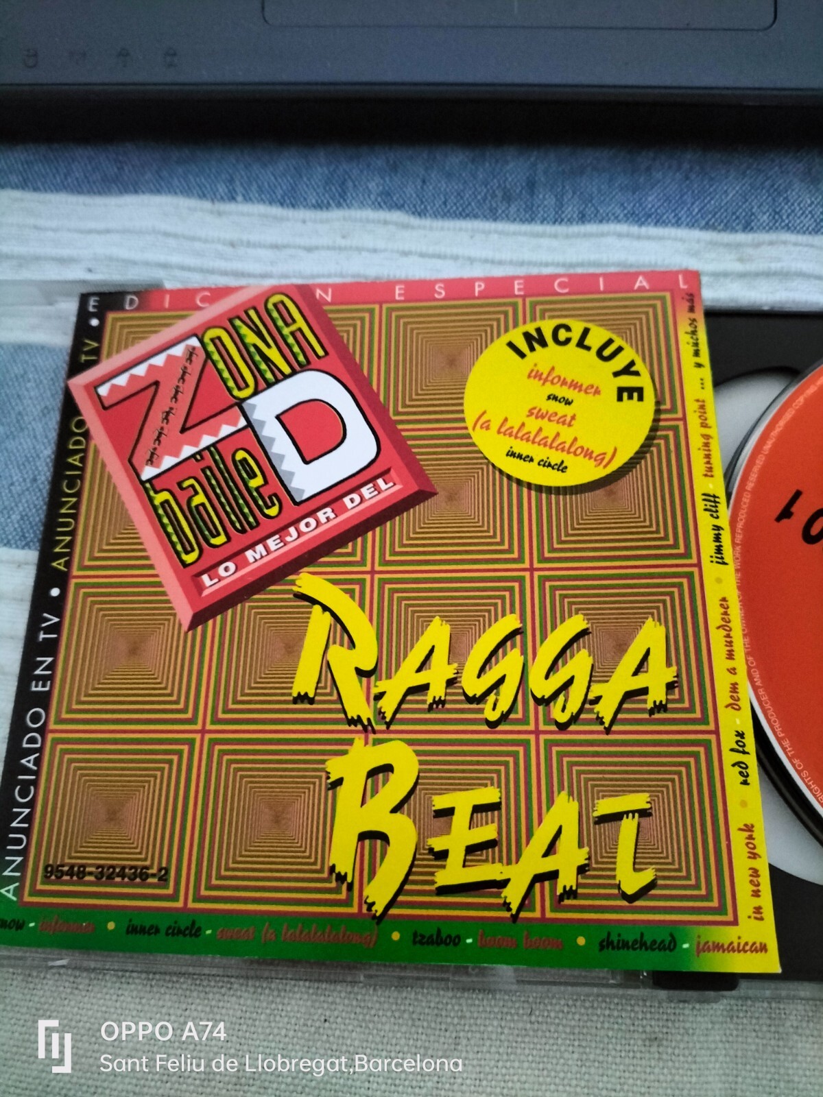 RAR 2 CD'S. RAGGA BEAT. ZONA DE BAILE. SNOW, B TRIBE, RED FOX