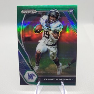 2021 Panini Prizm Draft Picks - Green Prizm #113 Kenneth Gainwell (RC)