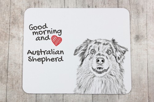 Australian Shepherd mouse pad with a dog Art-Dog - Picture 3 of 7