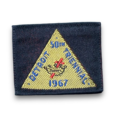 Vintage (Lot 8) Warner Artex Woven Silk Patches Knights Templar Masons EUC - Picture 6 of 10