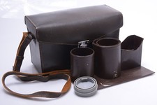   LEICA R LEATHER SYSTEM LARGE HARD CASE INSERT, STRAP  LENS CONNECTOR READ 