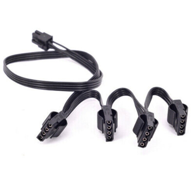 Corsair Typ 4 6 Pin auf 4 Molex Modular Netzteil Typ 3 Kabel RMx HX HXi