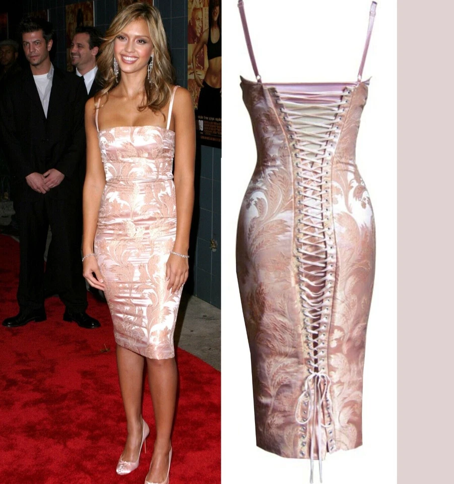 ¡OFERTA! ¡Declaración de $11,500! PRECIOSO VESTIDO DE PASARELA DOLCE & GABBANA ITALY talla 42-46 Foto 3 de 4