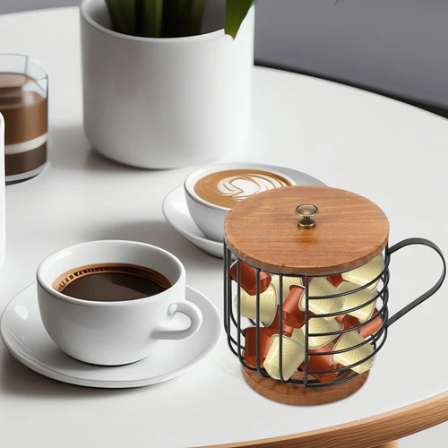 Coffee Pod Holder Sturdy Coffee Pod Basket Large Capacity Coffee Pod SixhN