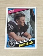 1984 Topps Football Howie Long Rookie Card #111 - Raw. rookie card picture