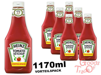 HEINZ / 1170ml TOMATEN KETCHUP / Pommes / Nudeln / Fleisch / Grillgut / NEU&OVP