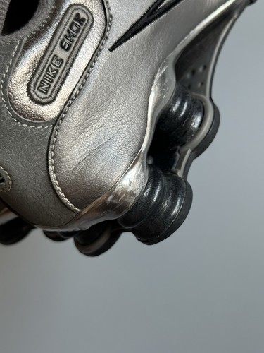 Nike Shox NZ Vintage RARE Silver Sneakers Shoes Size 35.5 Woman 6 - Picture 13 of 14