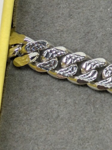 Banter Solid Sterling Silver Bracelet 7.5" Made in Italy - Picture 8 of 10