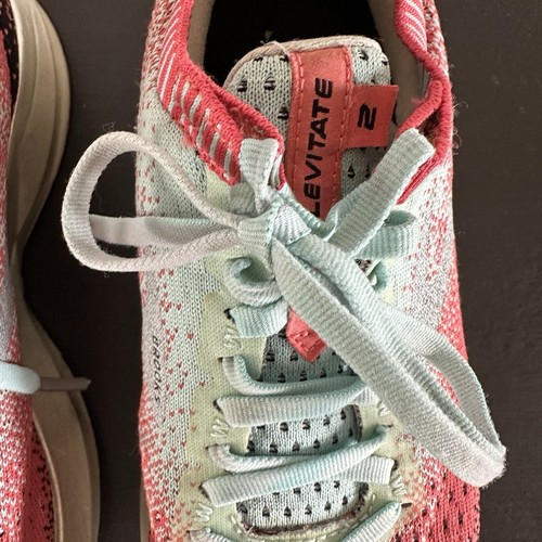 Brooks Levitate 2 Chaussures Femme Taille 7 Rouge Tricot Course Marche Baskets Gym - Photo 6/10