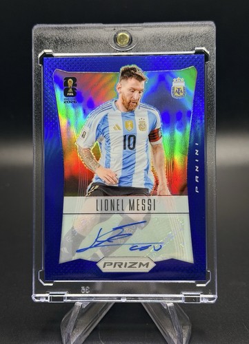 2026 Prizm World Cup Lionel Messi Auto Blue Prizm Color Match 1/49 Argentina 🔥
