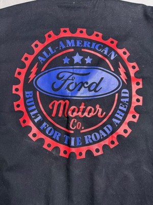 NWT Official Ford Racing Jacket Mens Small Road Trip FMJ-X0035 Black Red White