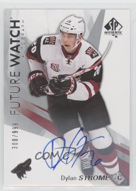 2016-17 SP Authentic Future Watch Auto 300/999 Dylan Strome #151 Auto ie7