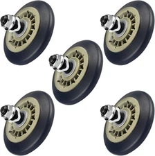 5 Pack 134715900 Drum Support Roller Clothes Dryer Repair Kit For Elect rolux