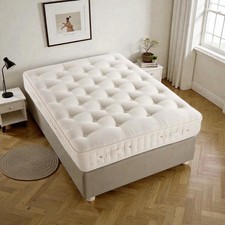 1 year old Kingsize Hyonos Mattress with free 4 Drawer Divan Bed (no headboard)