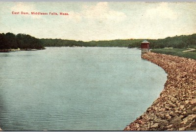 Stoneham MA - East Dam Middlesex Fells Reservation - Massachusetts Postcard