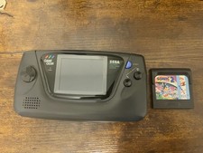 Tested SEGA Game Gear Portable Handheld Console Gray/Black + sonic 2